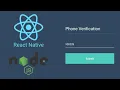 React Native and Node js SMS OTP Phone Number Verification in under 5 minutes