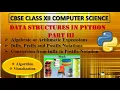 Stack in Python Data Structures in Python Part 3 CBSE Class 12 Computer Science