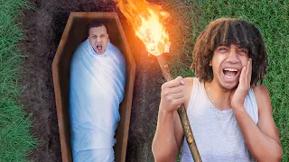 مقلب الدفن في اخويا وهو نايم مش هتصدقوا عمل ايه 