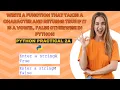 Write a function that takes a character and returns True if it is a vowel False otherwise in Python