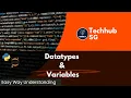 Python Variables Data Types Explained Day 2 - Python for Beginners