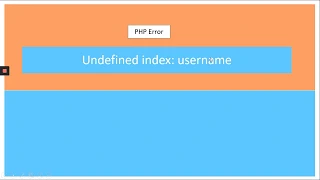 Error Undefined Index in PHP