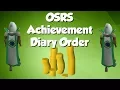 What Achievement Diary Should I do First in OSRS