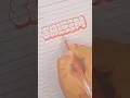learn alphabet with bubble letters