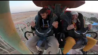 قطار الموت في دريم بارك ايه الرعب ده دريم بارك مصر 