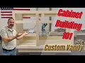 How to Build Install a Custom Bathroom Vanity Cabinet