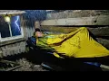 Lagu Camping hujan deras bermalam sendirian di pondok tidur nyenyak di tengah hujan