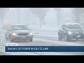 Snowy October in Eau Claire