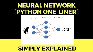 Neural Network in Python ONE-LINER TUTORIAL