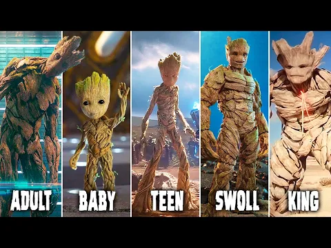 Download MP3 Groot's Evolution in the MCU (2014-2023) Guardians of the Galaxy
