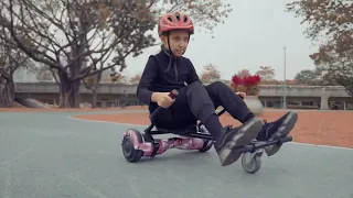 SISIGAD B02 Off Road VS A02 Bluetooth Flash Hoverboard On Seat Attachment Kart