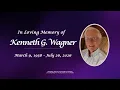 Kenneth G Wagner Memorial Service