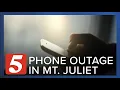 Phone internet outages impacting city offices in Mt Juliet