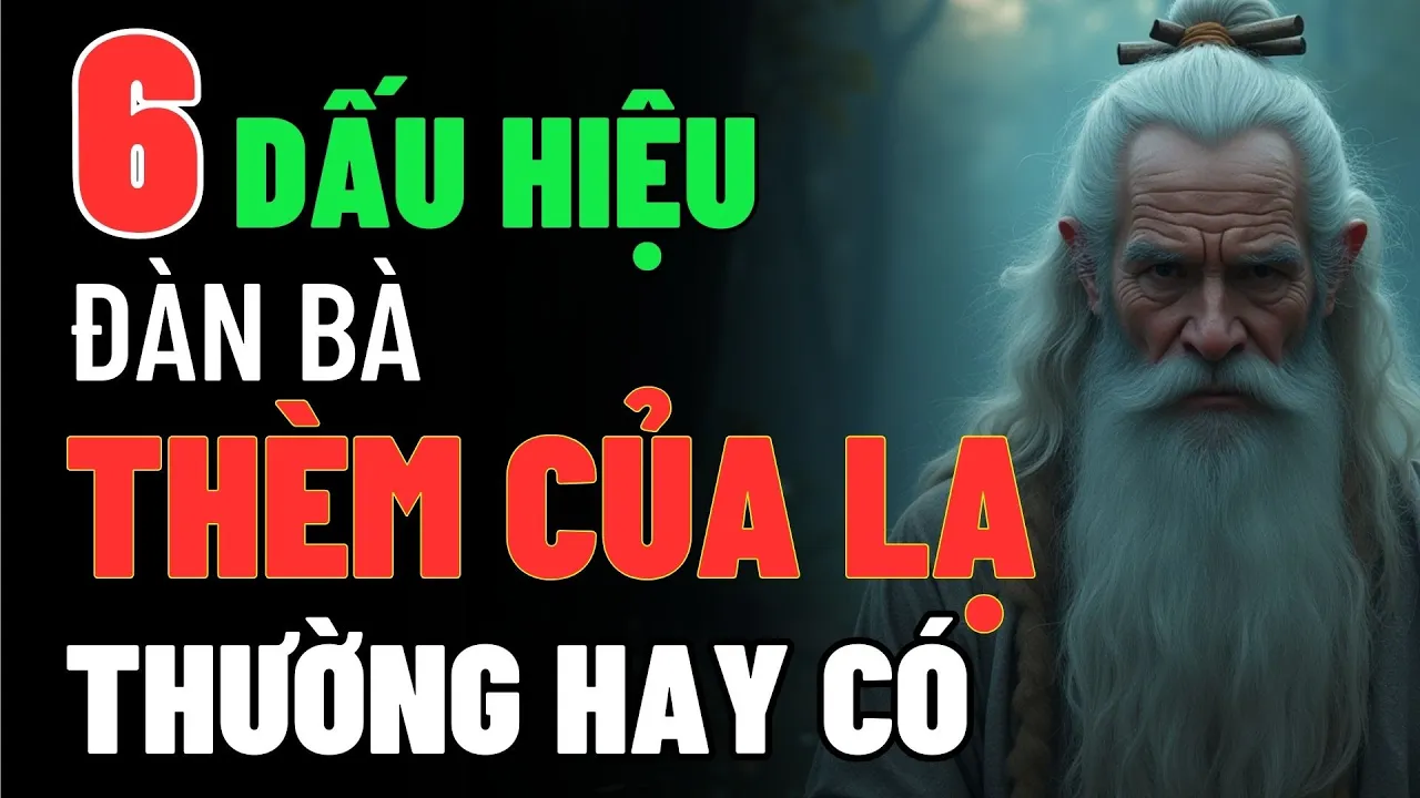Outline Video 6 DẤU HIỆU Đàn Bà THÈM CỦA LẠ Thường Hay Có - ĐÀN ÔNG NÊN BIẾT | CỔ NHÂN DẠY CÁCH NHÌN NGƯỜI