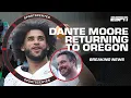 Dante Moore announces he will return to Oregon I want to reach our goals of a championship SC