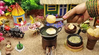 Indian Breakfast Made Tiny! 😍 Poori & Besan Curry | Miniature Cooking I Miniature Dream Cooking