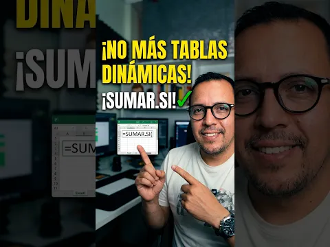 Como usar la función Sumar.Si para obtener datos de forma similar a hacerlo con una tabla dinámica.