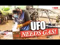 Can This UFO Fly Ian Roussel Fabricates a Custom Fuel Tank