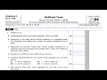 IRS Schedule 2 walkthrough Additional Taxes - 2024