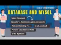 DATABASE and MySQL SELECT Command Class 12 Computer Science ENGLISH