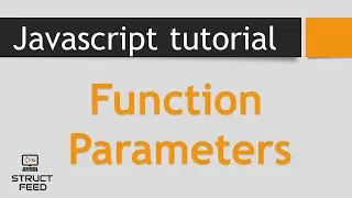JavaScript Tutorial 8 - Function Parameters
