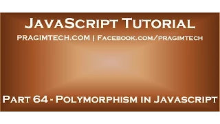 Polymorphism in JavaScript