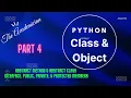 PY 21 Abstract class abstract method Interface Public protected private variables repr