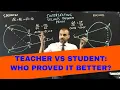 Intersecting Secants Theorem Proof Teacher vs Student