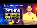 TCS Python Interview Questions Most Repeated Coding Questions