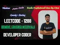 Remove Covered Intervals LeetCode 1288 Greedy Sorting Java Code Developer Coder