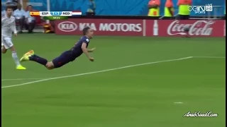 هدف فان بيرسي على اسبانيا عصام الشوالي كأس العالم 2014 HD 