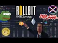 ROLLBIT 1000x Leverage Trading CRAZY