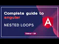 Effortlessly implement Nested loops in Angular 19 Code with Kaleem