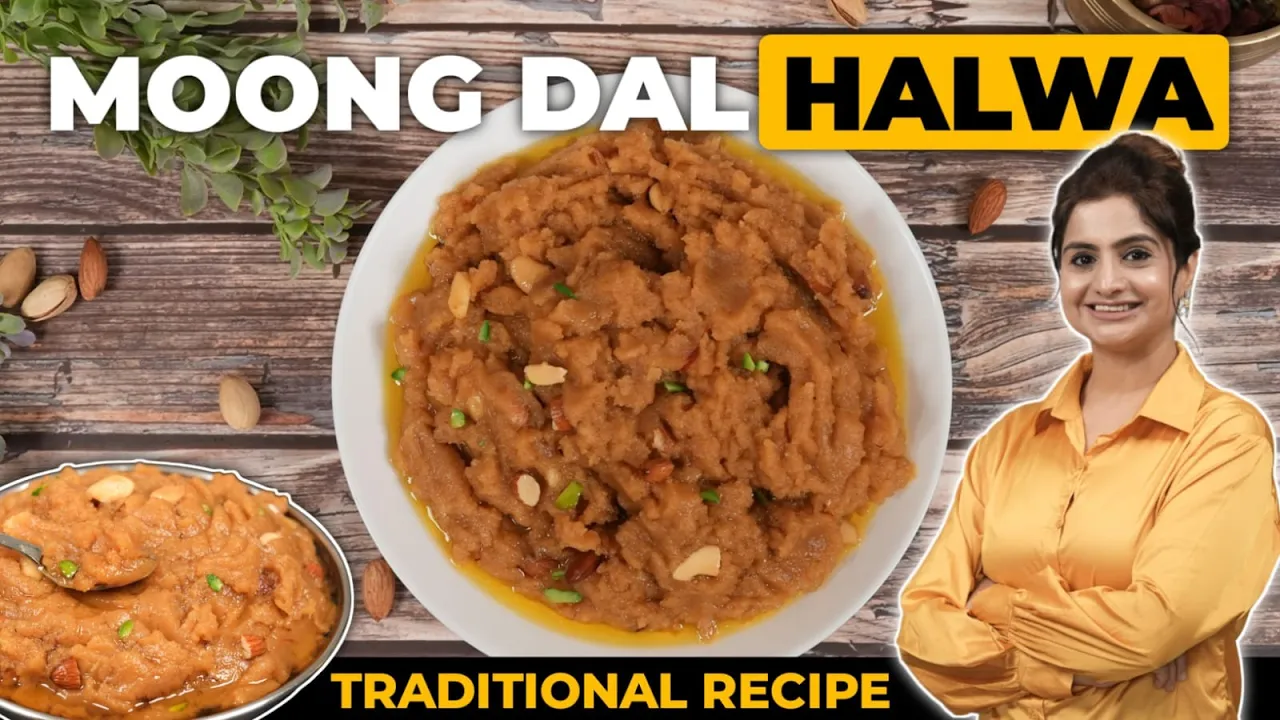 Instant Moong Dal Halwa Recipe With Perfect Measurement - Indian Dessert   Halwa Recipe