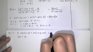 71 Second Example System of DEs Subject to ICs Using Laplace Transformation and Cramer s Rule