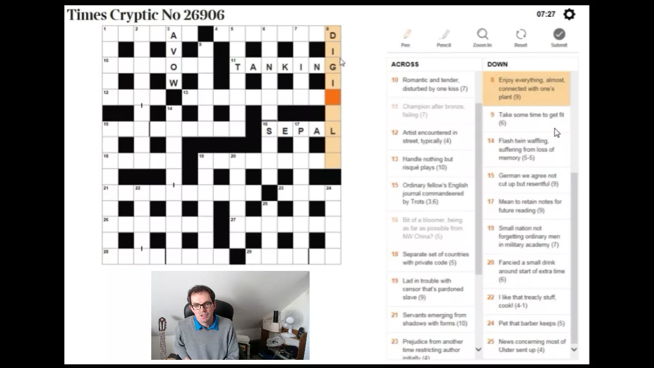 How to solve The Times crossword on 12 Dec 2017