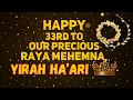 Download Lagu Happy 33rd to Our Precious Raya Mehemna, Yirah Ha'Ari. Pp 91-99