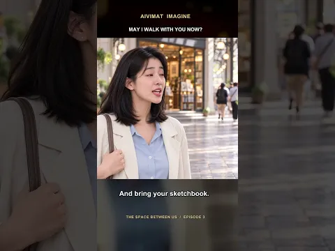 May I walk with you now? | The Space Between Us · Ep 3 | AIVIMAT Imagine #Shorts