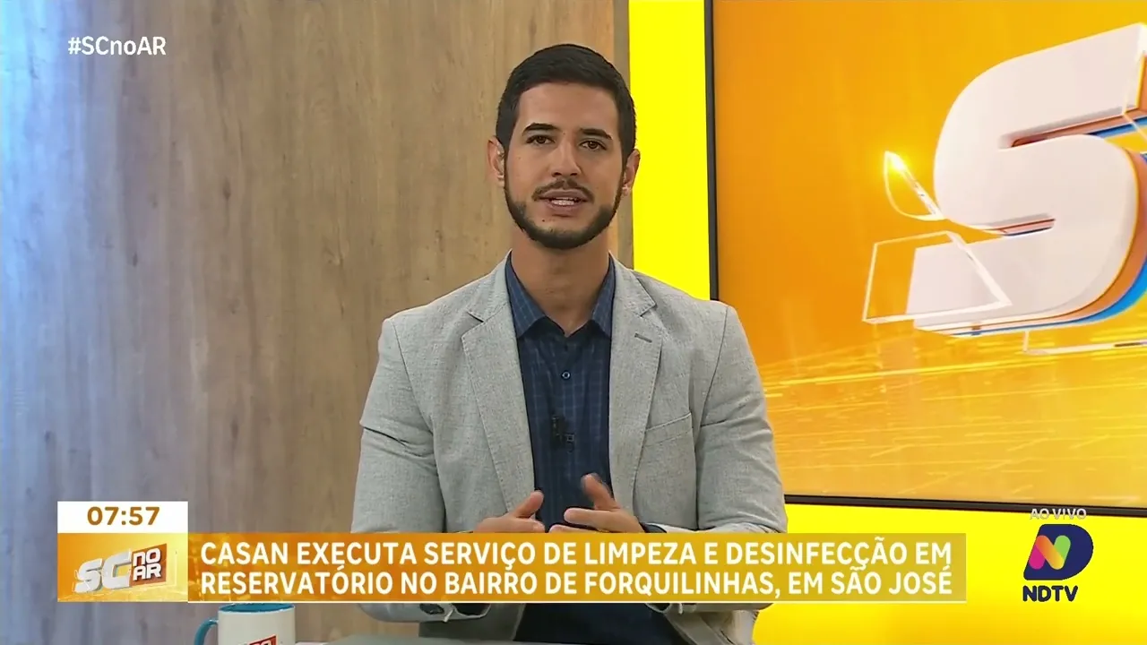 Limpeza em reservatório da Casan pode causar falta de água em São José nesta terça-feira
