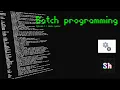 EN Batch Tutorial Series Episode 1 Basic syntax