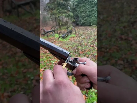 Antique folding poachers shotgun