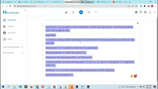 CS 1102-01 Programming 1 Unit 2 Programming Assignment Programming Assign Unit 2 UoPeople
