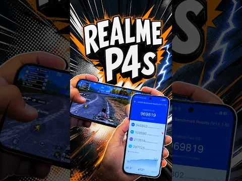 Realme P4S 5G First Look: Dual Chipset Performance & Benchmark Test!