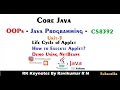 Unit 5 - 04 Life Cycle of Applet How to Execute Applet NetBeans Demo CS8392 RK keynotes