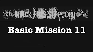ICanHasHacked Site tutorial - HackThisSite Basic mission 11
