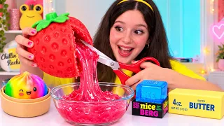 Cutting Open VIRAL Squishes to Make Slime! 😱😳✂️ *diy squishy hack*