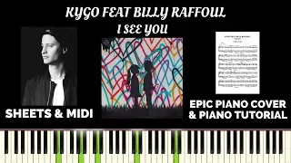 Download Kygo feat. Billy Raffoul - I See You (Piano Cover \u0026 Tutorial) MP3