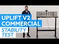 Uplift v2 Commercial Standing Desk Stability Test
