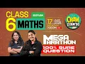 Class 6 Maths Onam Exam 2026 Mega Marathon Important Questions Xylem Class 6