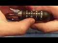 How to Open a 4 Wheel WordLock